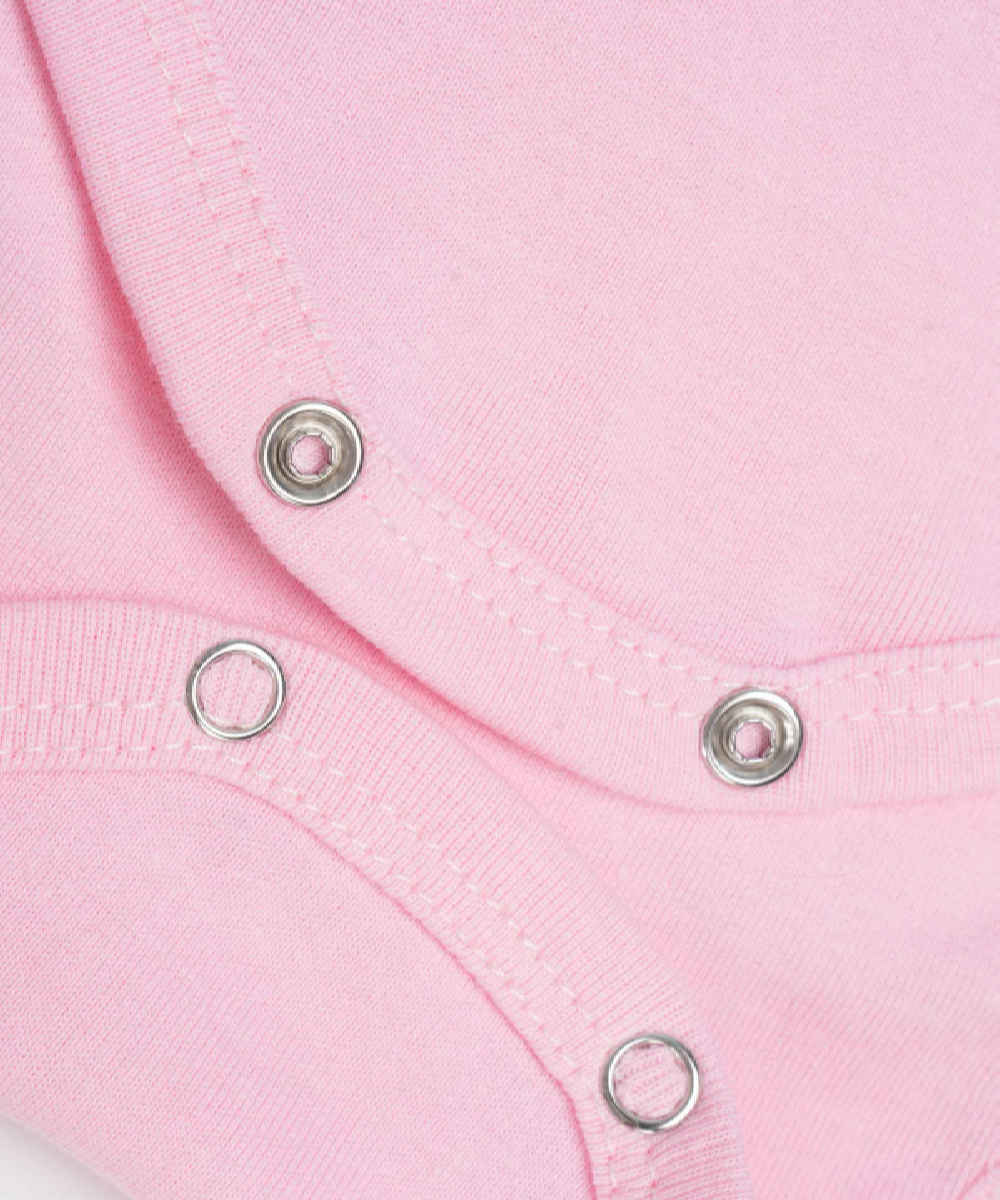Body bébé à épaules rabattables roses