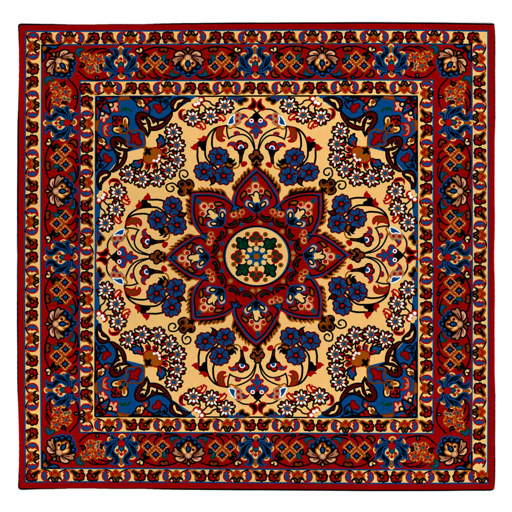 Nappe Élégance Perse Modèle Artistique