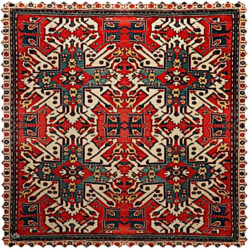 Nappe en Velours au Design Inspiré de l’Élégance Perse