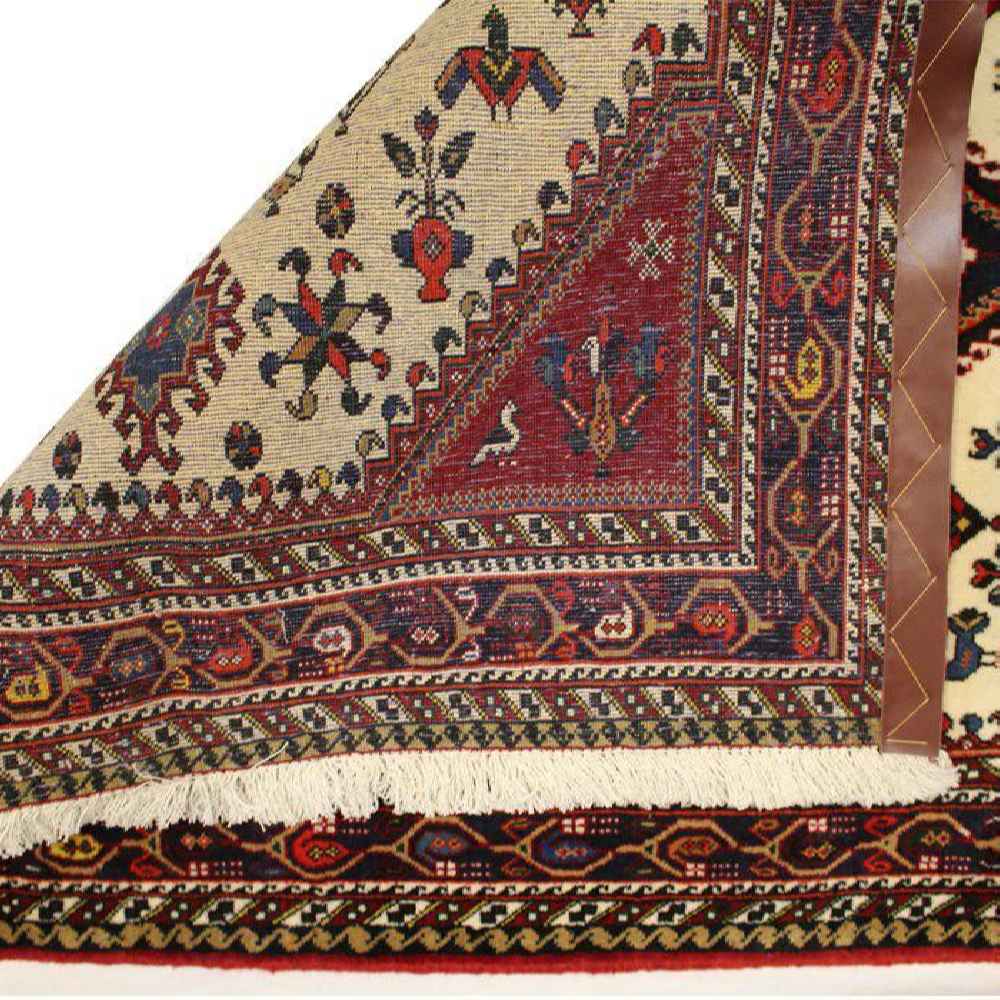 Tapis persan en laine tribal noué à la main Roya