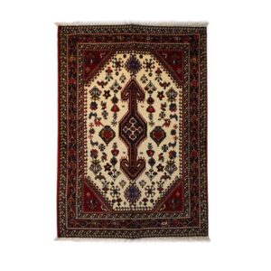 Tapis persan en laine tribal noué à la main Roya