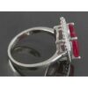 Bague de fiançailles en argent avec rubis rouge Bliss pour femmes Kiana Ashki