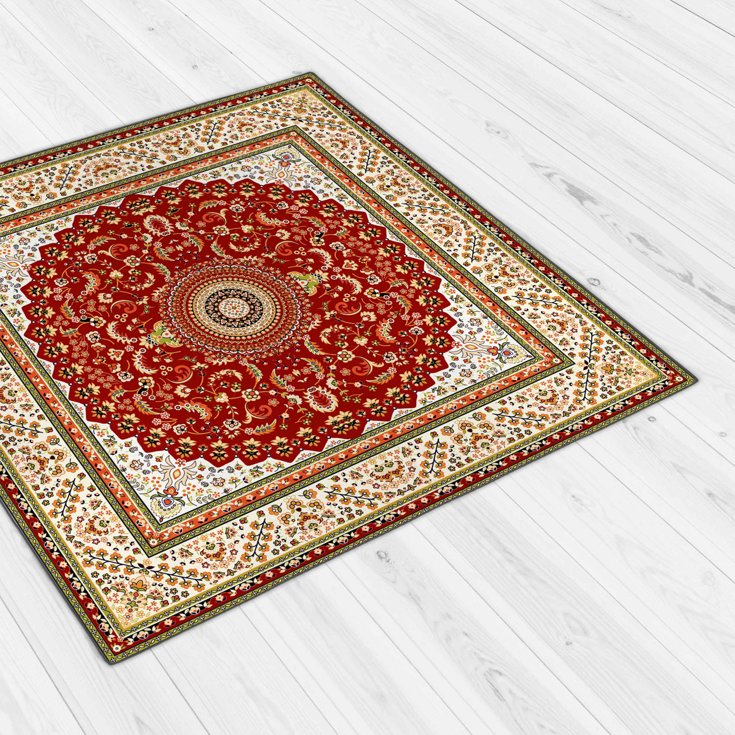 Nappe en Velours au Design Inspiré de l’Élégance Perse Zarin