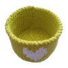 Ensemble de 3 paniers de rangement en crochet modèle Art