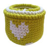 Ensemble de 3 paniers de rangement en crochet modèle Art