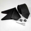 Ensemble Cravate, Pochette & Boutons de Manchette pour Homme - Farnia de Luxe