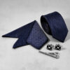 Ensemble Cravate, Pochette & Boutons de Manchette pour Homme - Farnia de Luxe