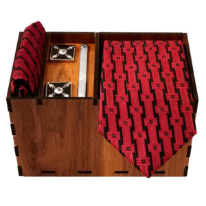 Ensemble Cravate, Pochette & Boutons de Manchette pour Homme – Farnia de Luxe