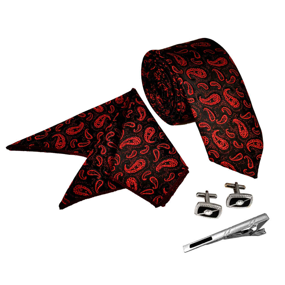 Ensemble Cravate, Pochette & Boutons de Manchette pour Homme - Loyal de Luxe