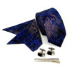 Ensemble Cravate, Pochette & Boutons de Manchette pour Homme - Mandana de Luxe