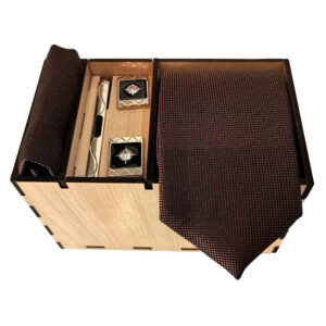 Ensemble Cravate, Pochette & Boutons de Manchette pour Homme – Rana de Luxe