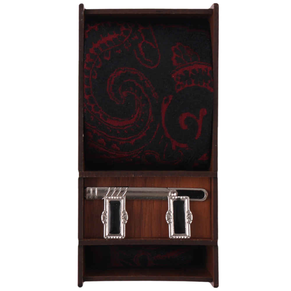Ensemble Cravate, Pochette & Boutons de Manchette pour Homme - Rava de Luxe
