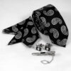 Ensemble Cravate, Pochette & Boutons de Manchette pour Homme - Sonati de Luxe