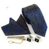 Ensemble Cravate, Pochette & Boutons de Manchette pour Homme - Zhina de Luxe