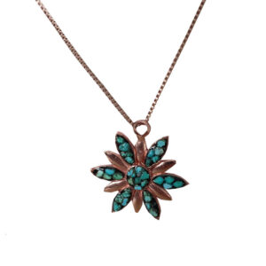 Collier en cuivre pour femmes, artistique Setareh