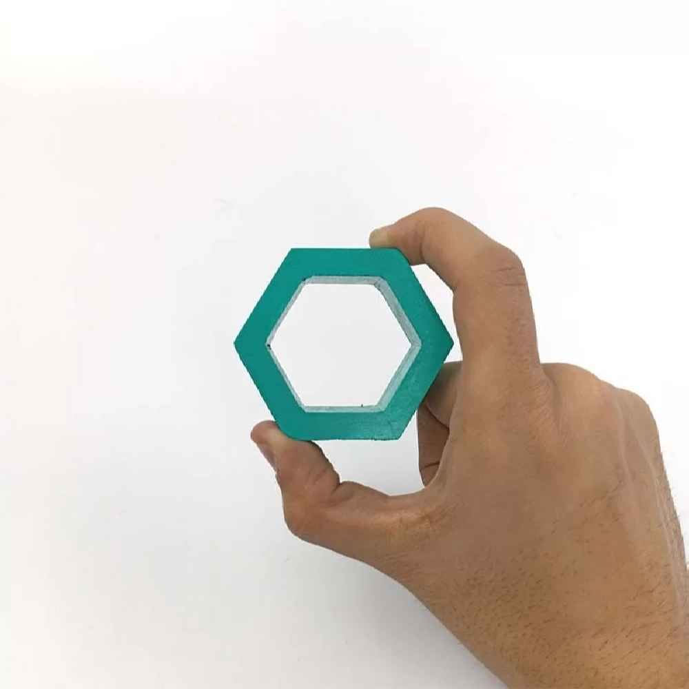 Puzzle Cerveau Géométrique en Bois Ruche – Jouet éducatif unique