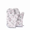 Ensemble de Tablier de Cuisine Floral Gris 10 Pièces Modèle Parzad