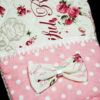 Ensemble de Tablier de Cuisine Floral Rose 10 Pièces Modèle Fama