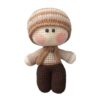 Amigurumi Poupée en Crochet Fait Main – Garçon Chocolat | Jouet en Peluche Doux