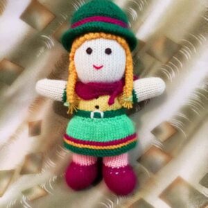 Amigurumi Poupée en Crochet Fait Main – Fermière | Jouet en Peluche Doux