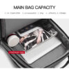 Sac à Dos Étanche pour Ordinateur Portable Noir - Modèle Nikan