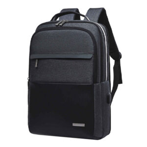 Sac à Dos Étanche pour Ordinateur Portable Noir – Modèle Nikan