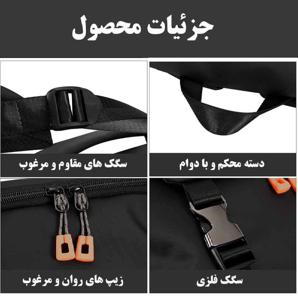 Sac à dos durable pour ordinateur portable 15,6″ Modèle Niaz