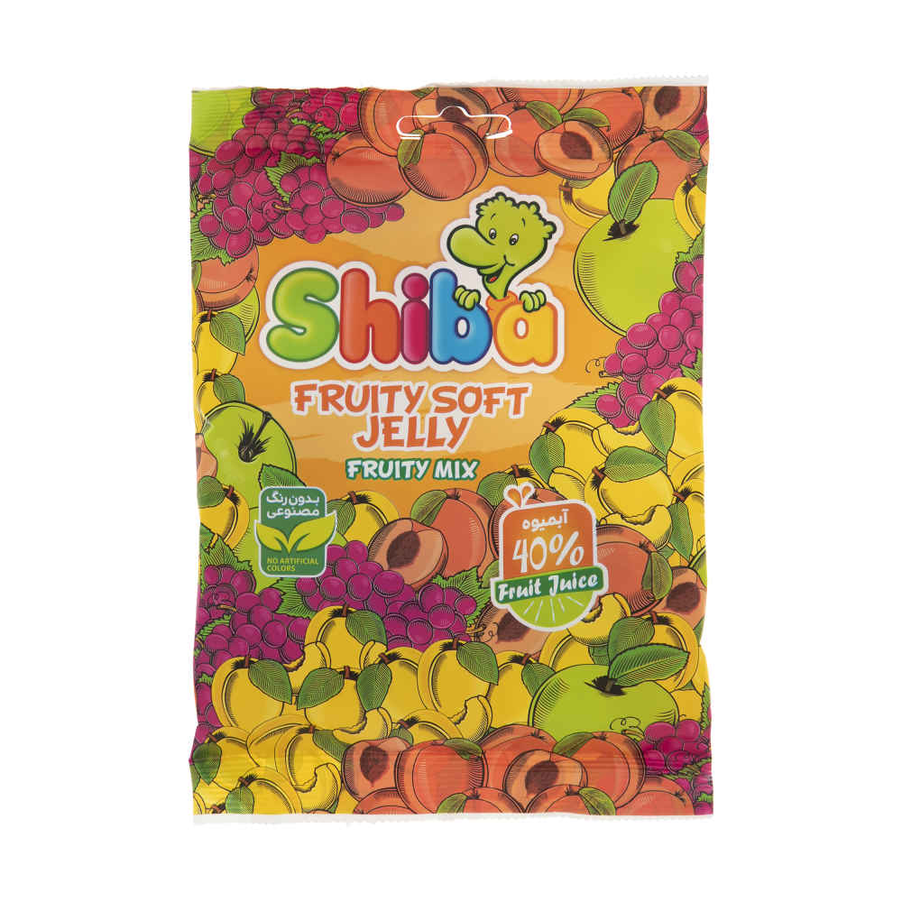Bonbons gélifiés halal - Bonbons en gelée doux avec saveur de mélange fruité - Shiba (Paquet de 15)