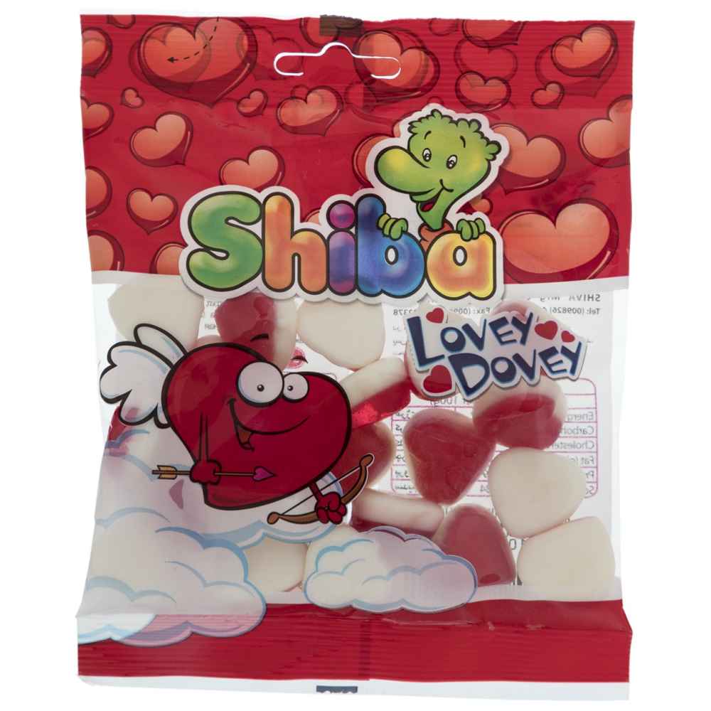 Bonbon gélifié halal – Gummies tendres aux fruits Lovey Dovey – Shiba (30-Pack)