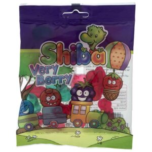 Bonbons gélifiés halal – Bonbons en gelée doux avec saveur de baies fruitées – Shiba (Paquet de 30)