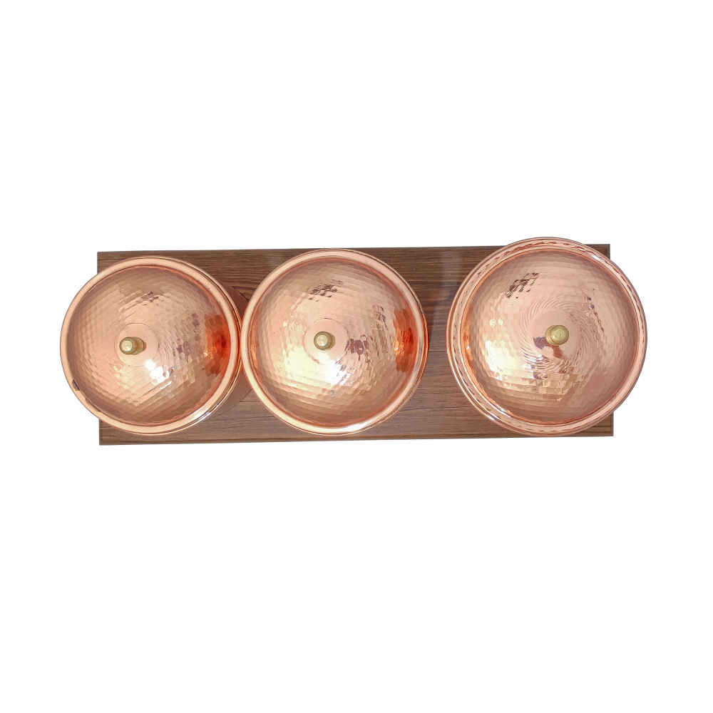 Bocal en cuivre fabriqué à la main pour embellir votre cuisine Martelé