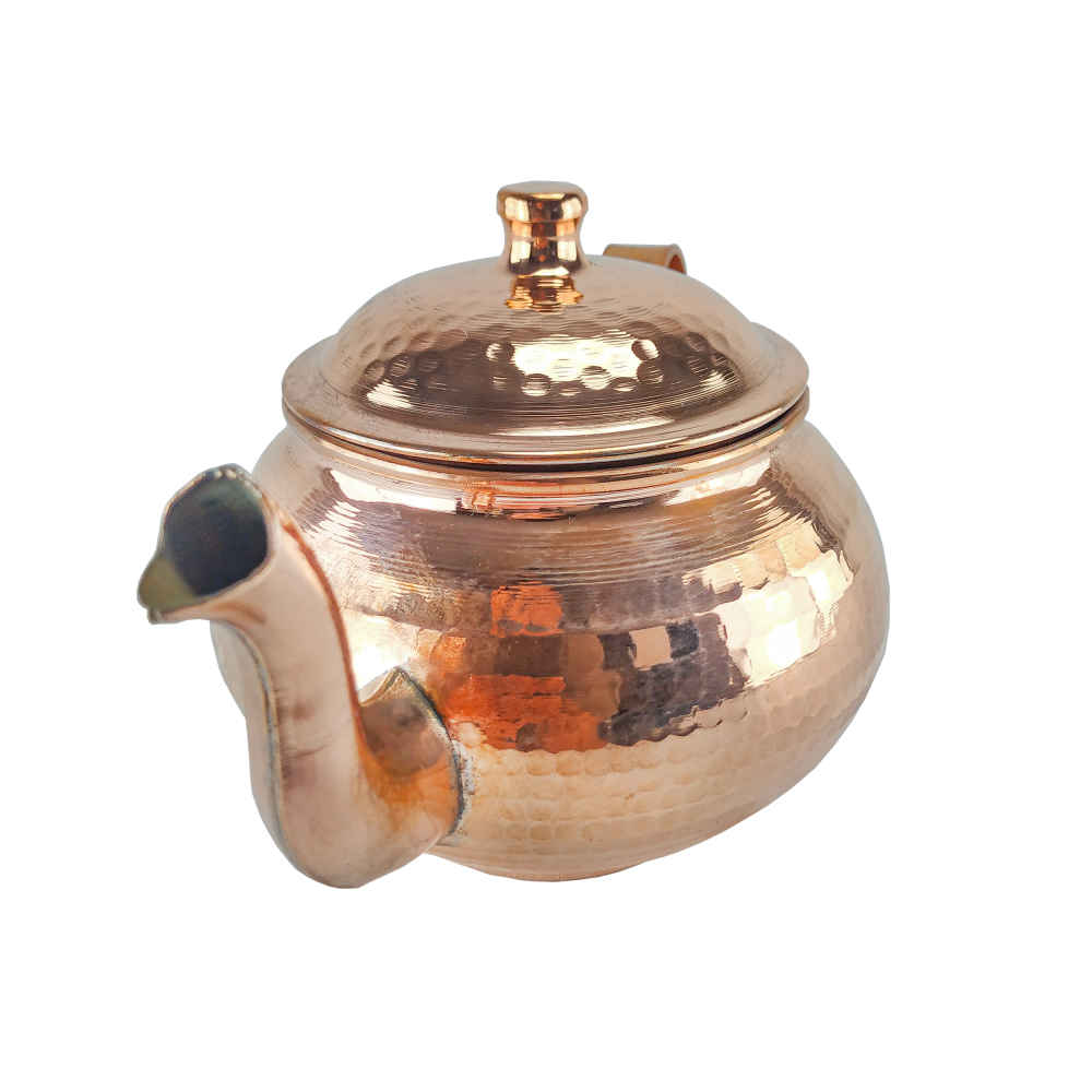 Théière persane en cuivre faite main et martelée Haleh