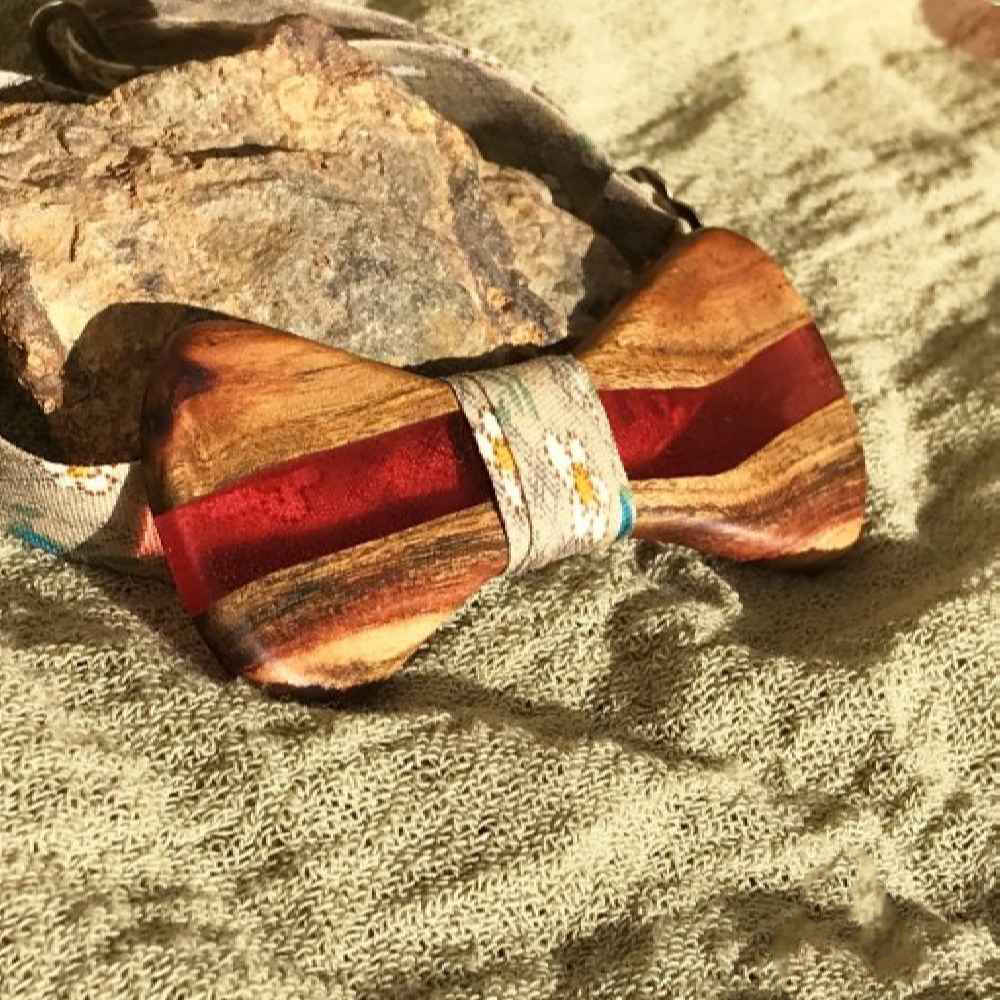 Nœud Papillon en Bois Fait Main – Modèle Élégant Kian