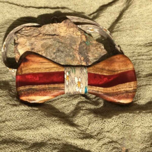 Nœud Papillon en Bois Artisan – Élégant Modèle Kian