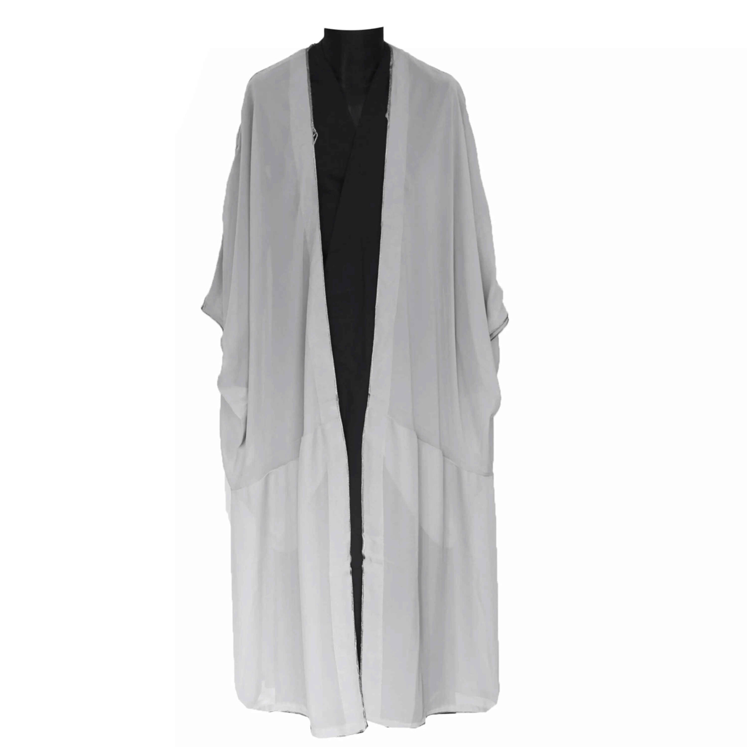Manteau Bisht d'Été en Soie pour Homme - Modèle Harir - Style Arabe Islamique