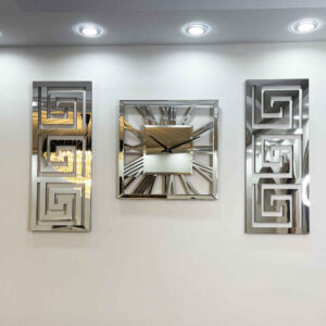 Ensemble moderne d’horloges murales en 3 pièces Kian