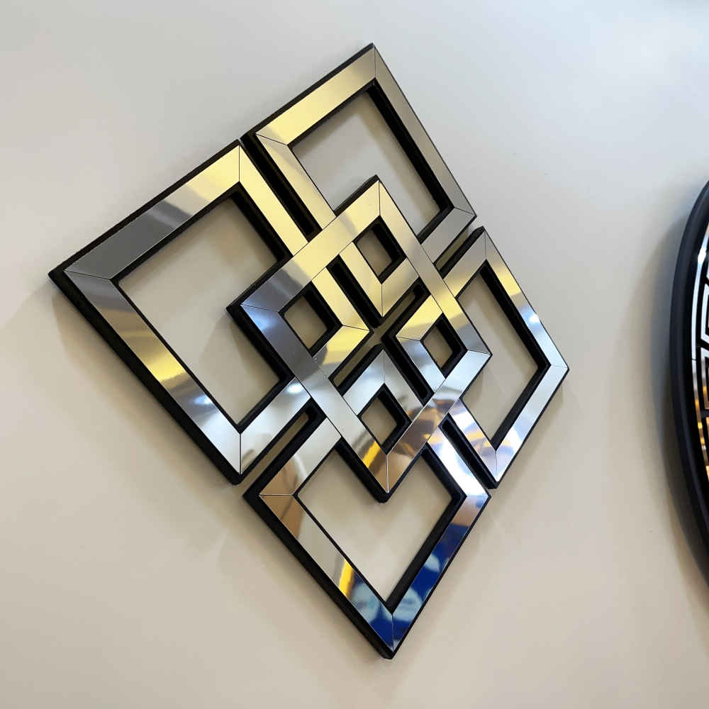 Ensemble moderne d’horloges murales en 3 pièces Elahe