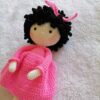 Amigurumi Poupée en Crochet Fait Main – Fille Bouclée | Jouet en Peluche Doux