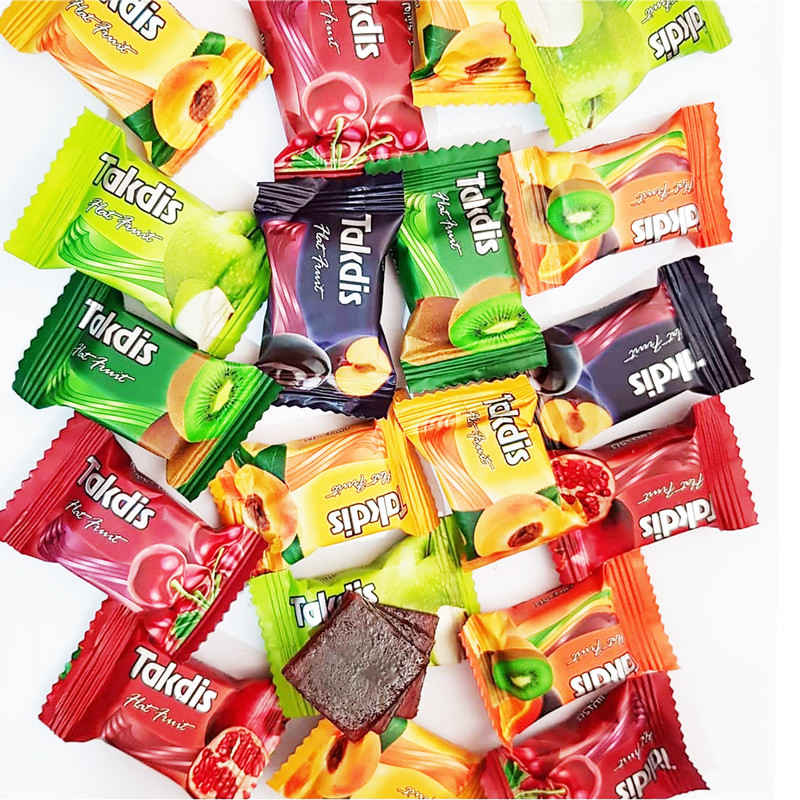 Barres de fruits en couches & bouchées Takdis – Cuir de fruit aigre persan, 1000g