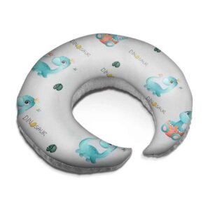 Coussin d’allaitement en velours pour bébé Modèle Dinosaure (x2)