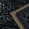 Tapis de Prière Islamique Rembourré en Velours avec Motif Mihrab Vert pour Musulmans