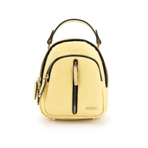 Sac à Dos en Cuir Jaune pour Femme – Modèle Maral