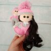 Amigurumi Poupée en Crochet Fait Main – Ensemble de 2 Poupées Fantaisie | Jouet en Peluche Doux