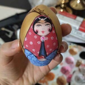 Œuf élégant en céramique pour Haftseen de Nowruz – Khatoon
