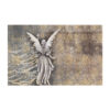 Fresque murale calligraphique persane grise modèle Donya pour intérieurs modernes