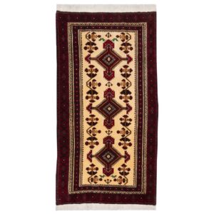 Tapis persan tribal runner noué à la main modèle Mona