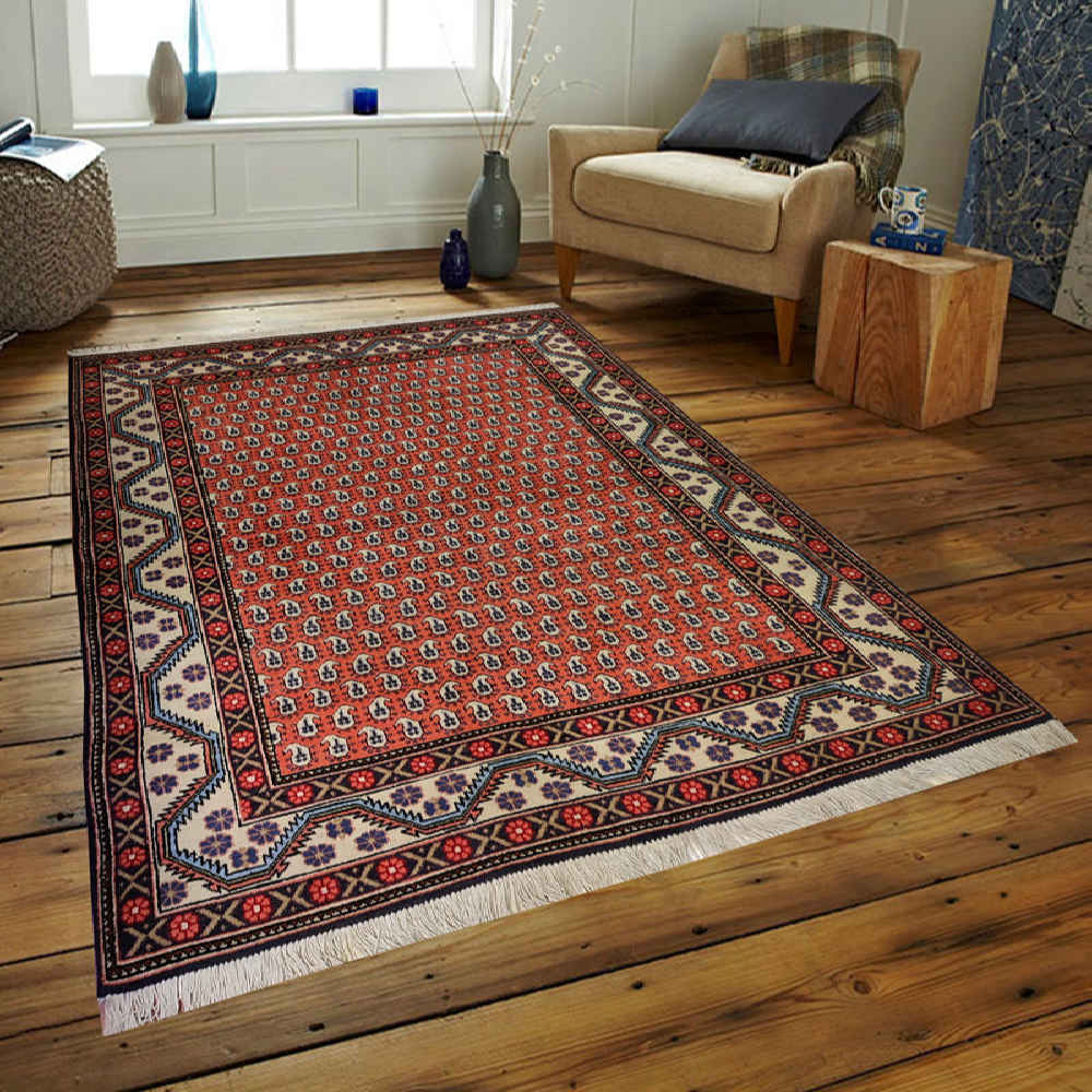 Tapis persan vintage noué à la main modèle Olia