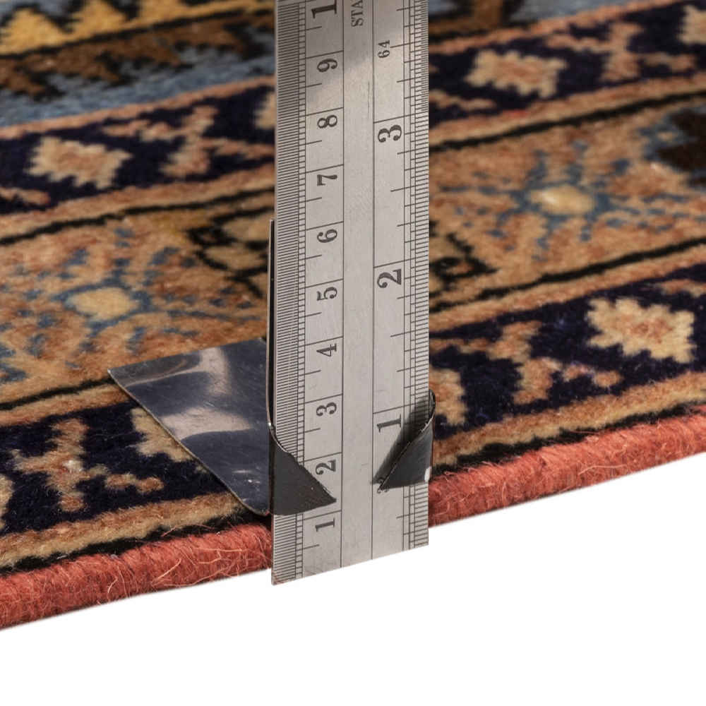 Tapis persan tribal vintage runner noué à la main modèle Sevin