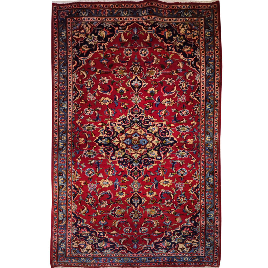 Tapis persan vintage noué à la main modèle Ghadimi