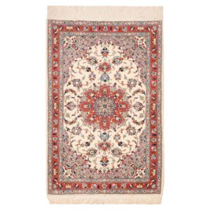 Tapis en laine persan noué à la main avec design Médaillon modèle Hoda